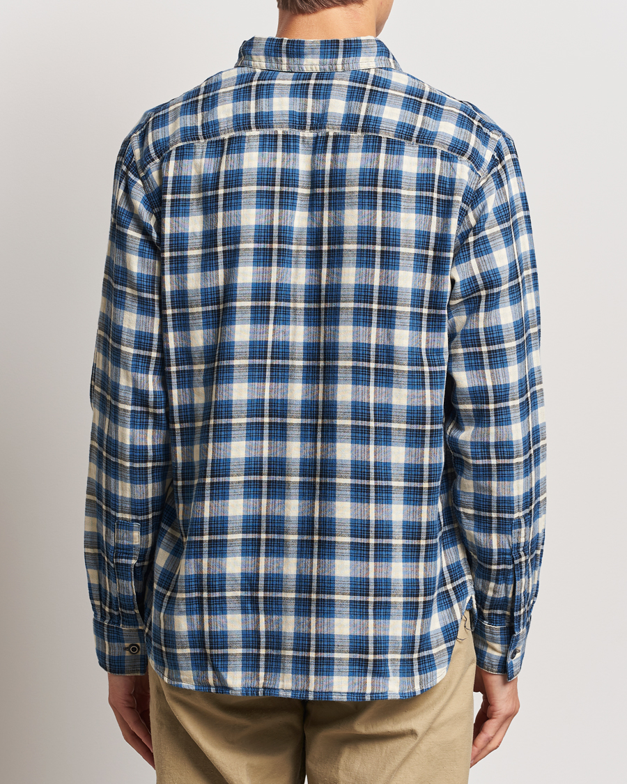Men | Shirts | RRL | Herc Flannel Shirt Blue Check