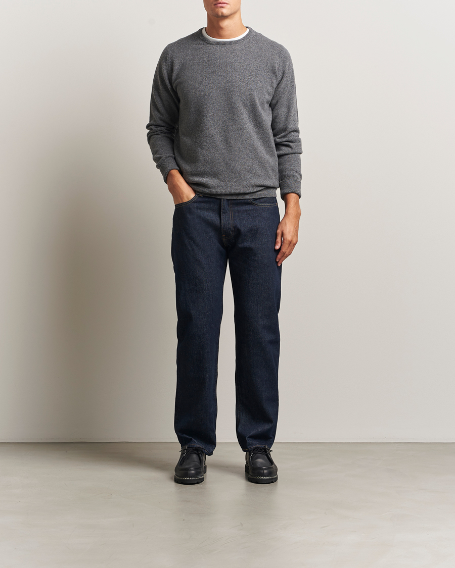 Men | Sweaters & Knitwear | William Lockie | Rob Lambswool Crewneck Cliff