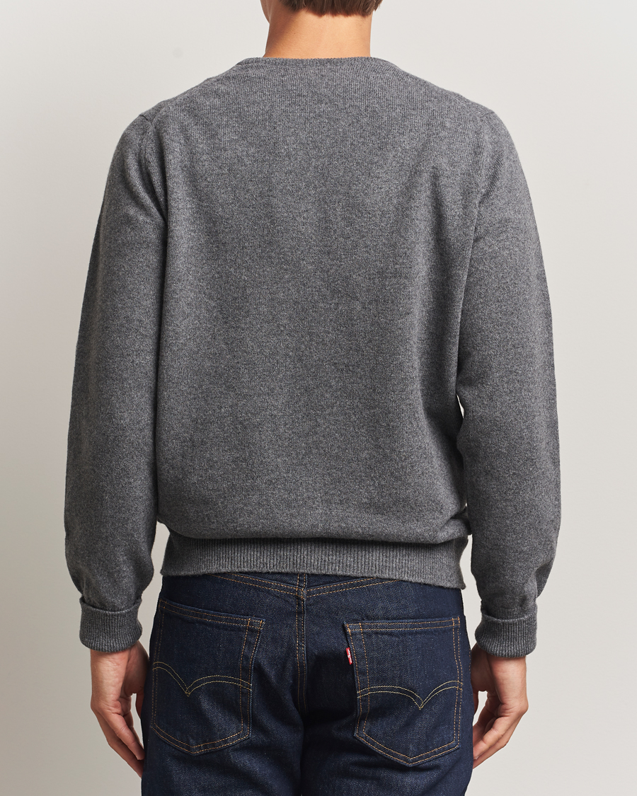 Men | Sweaters & Knitwear | William Lockie | Rob Lambswool Crewneck Cliff