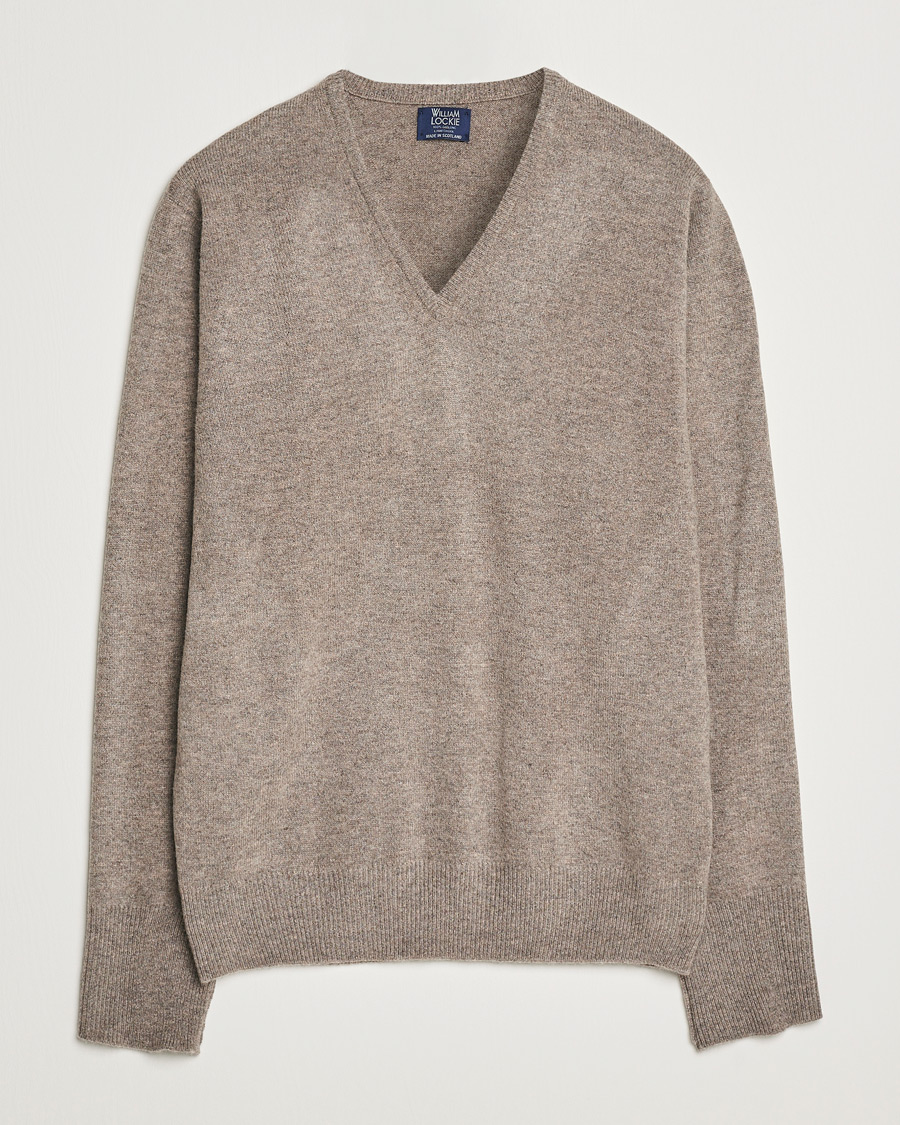 Men | Sweaters & Knitwear | William Lockie | Rob Lambswool V-Neck Vole