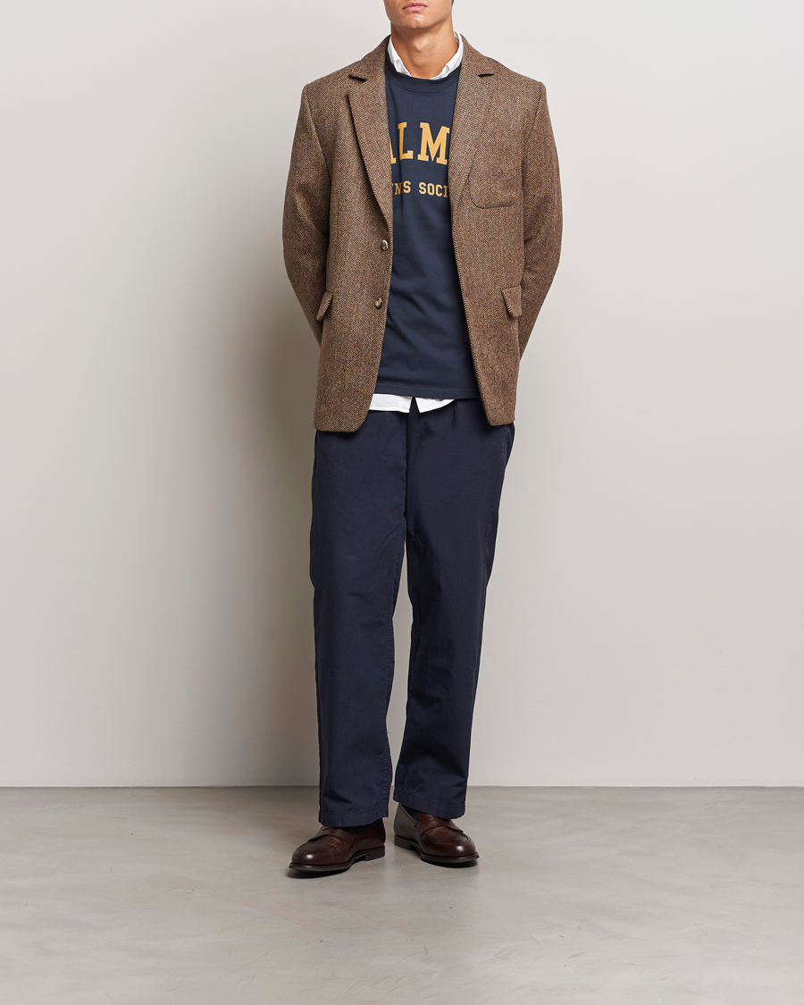 Men | Blazers | Palmes | Blaze Herringbone Wool Sport Coat Brown