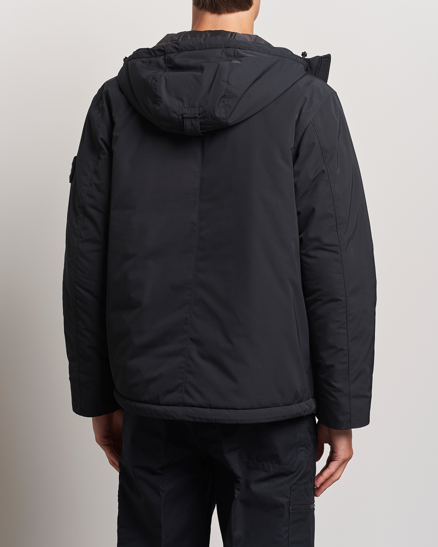 Men | Coats & Jackets | Stone Island | Micro Twill Hooded Jacket Black