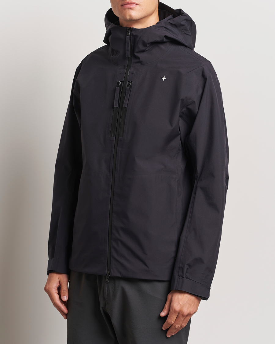 Men | Coats & Jackets | Stone Island | Gore-Tex Stellina Hooded Jacket Blue Marine