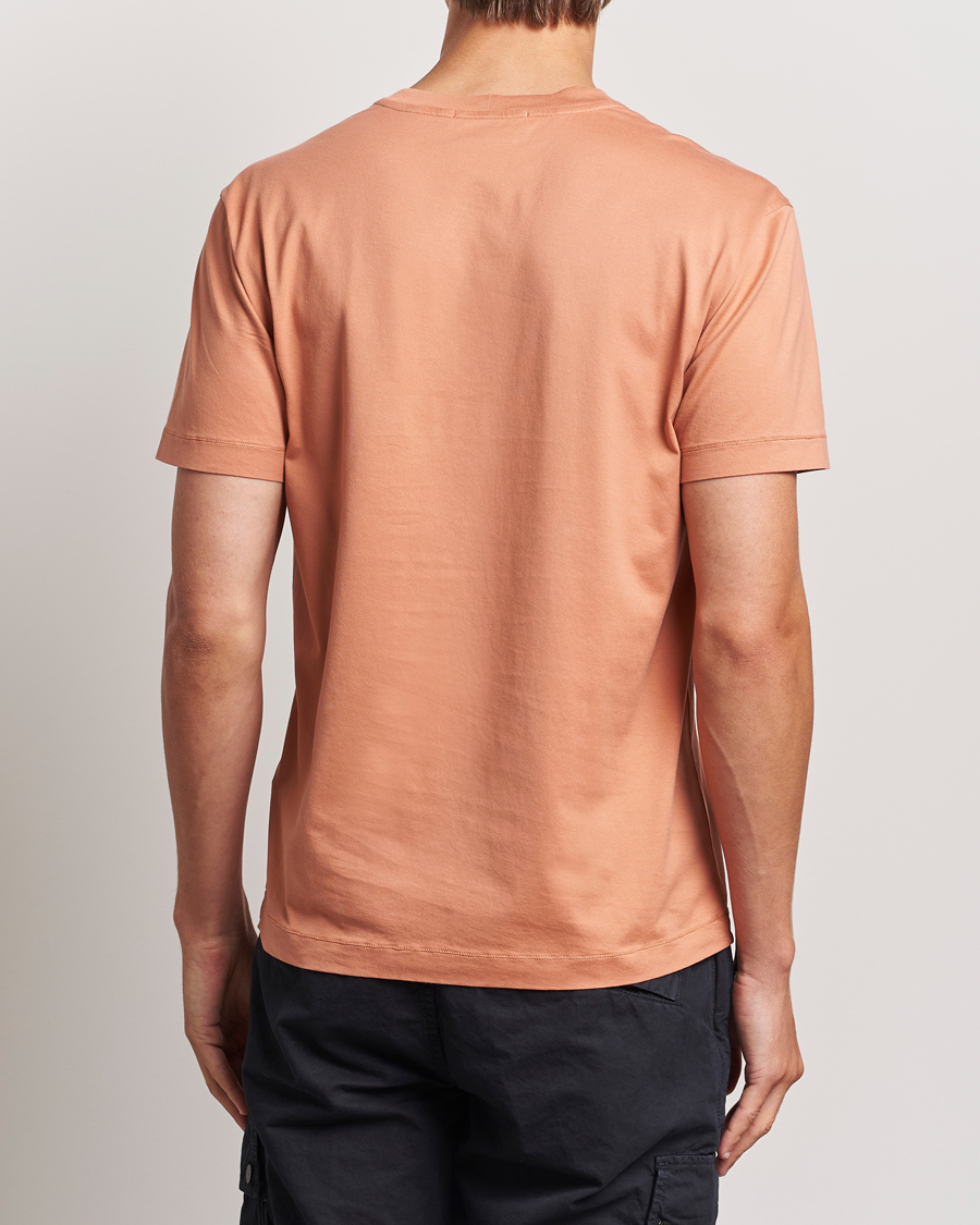 Stone Island Garment Dyed Jersey T-Shirt Orange at CareOfCarl.com
