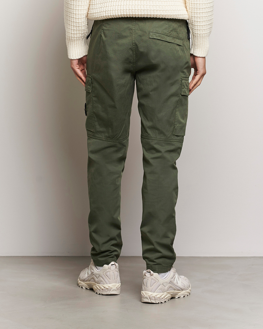 Men | Trousers | Stone Island | Stretch Cotton Gabardine Trousers Musk