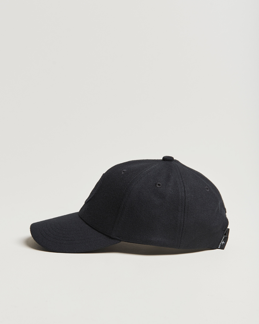 Men | Stone Island Wool Nylon Flannel Cap Navy Blue | Stone Island | Wool Nylon Flannel Cap Navy Blue