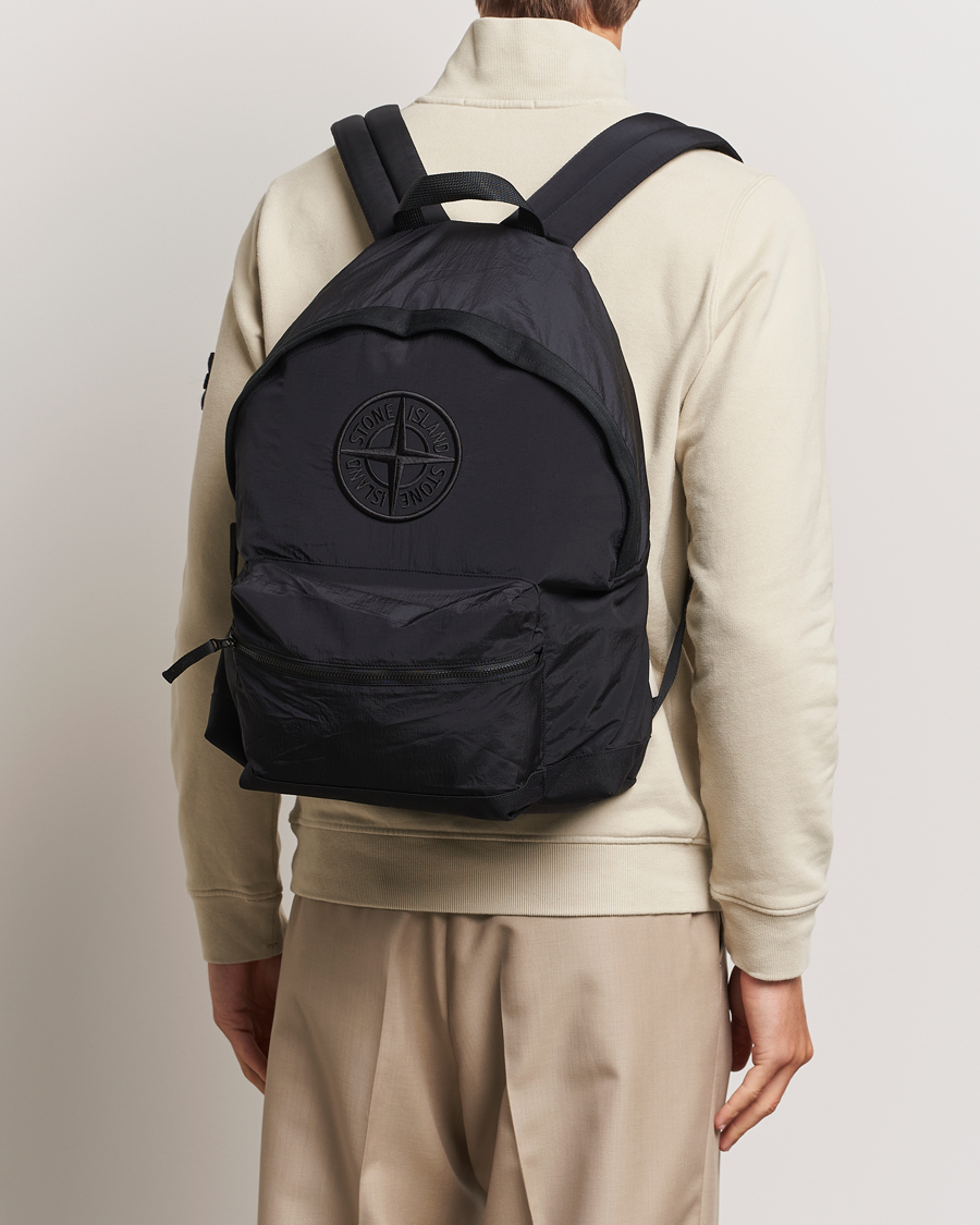 Men | Stone Island Nylon Metal Backpack Black | Stone Island | Nylon Metal Backpack Black