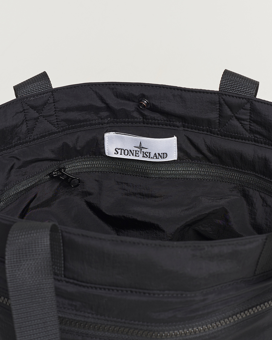 Men | Stone Island Nylon Metal Totebag Black | Stone Island | Nylon Metal Totebag Black