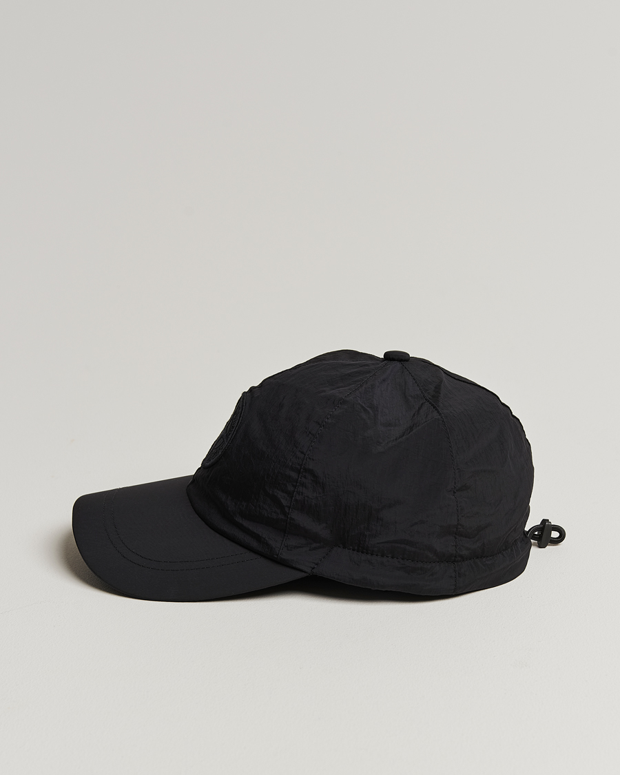 Men | Stone Island Nylon Metal Logo Cap Black | Stone Island | Nylon Metal Logo Cap Black