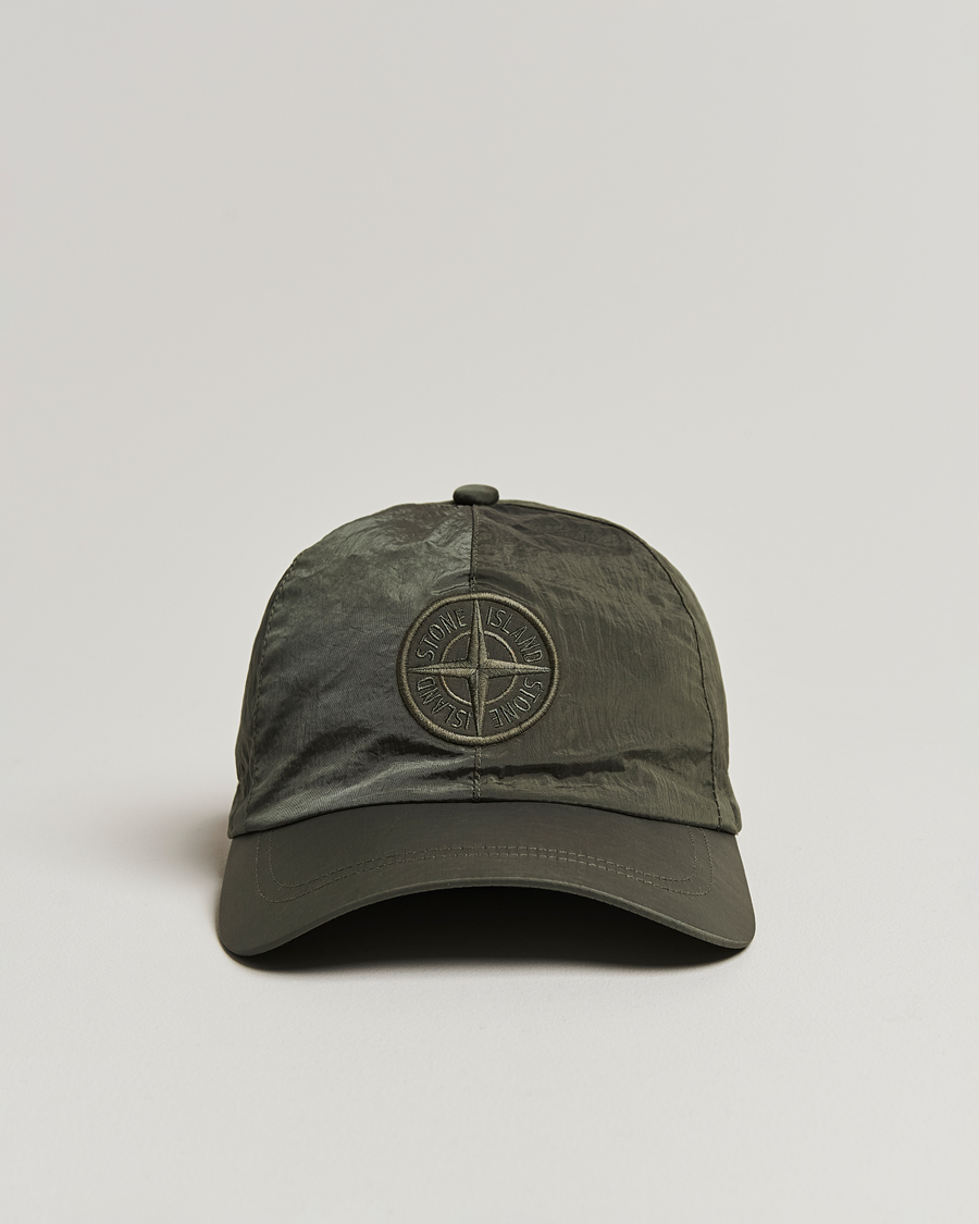 Men | Stone Island Nylon Metal Logo Cap Musk | Stone Island | Nylon Metal Logo Cap Musk