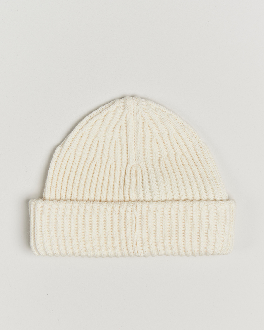 Men | Stone Island Full Rib Wool Beanie Natural | Stone Island | Full Rib Wool Beanie Natural