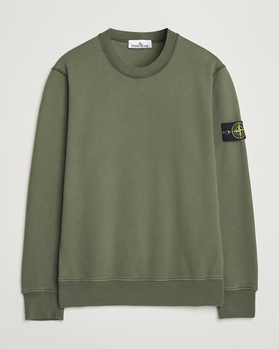 Men | Sweaters & Knitwear | Stone Island | Garment Dyed Fleece Sweatshirt Musk