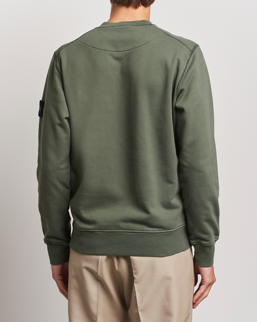 Men | Sweaters & Knitwear | Stone Island | Garment Dyed Fleece Sweatshirt Musk