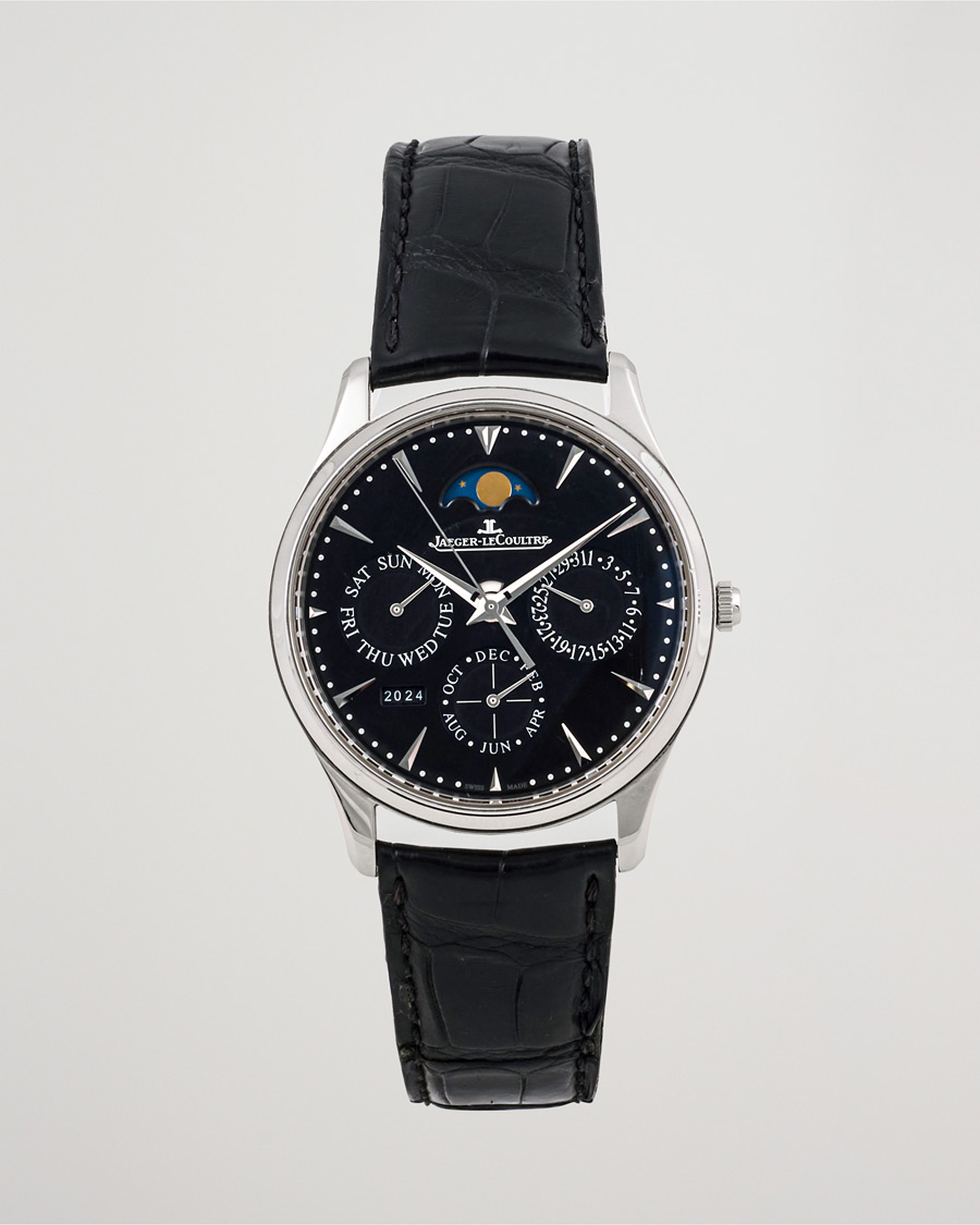 Men | Jaeger-LeCoultre Pre-Owned Master Ultra Thin Perpetual Silver | Jaeger-LeCoultre Pre-Owned | Master Ultra Thin Perpetual Silver