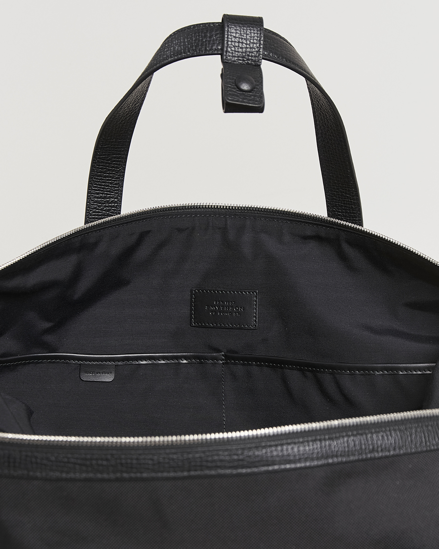 Men | Bags | Smythson | Canvas Norton Travel Bag Black