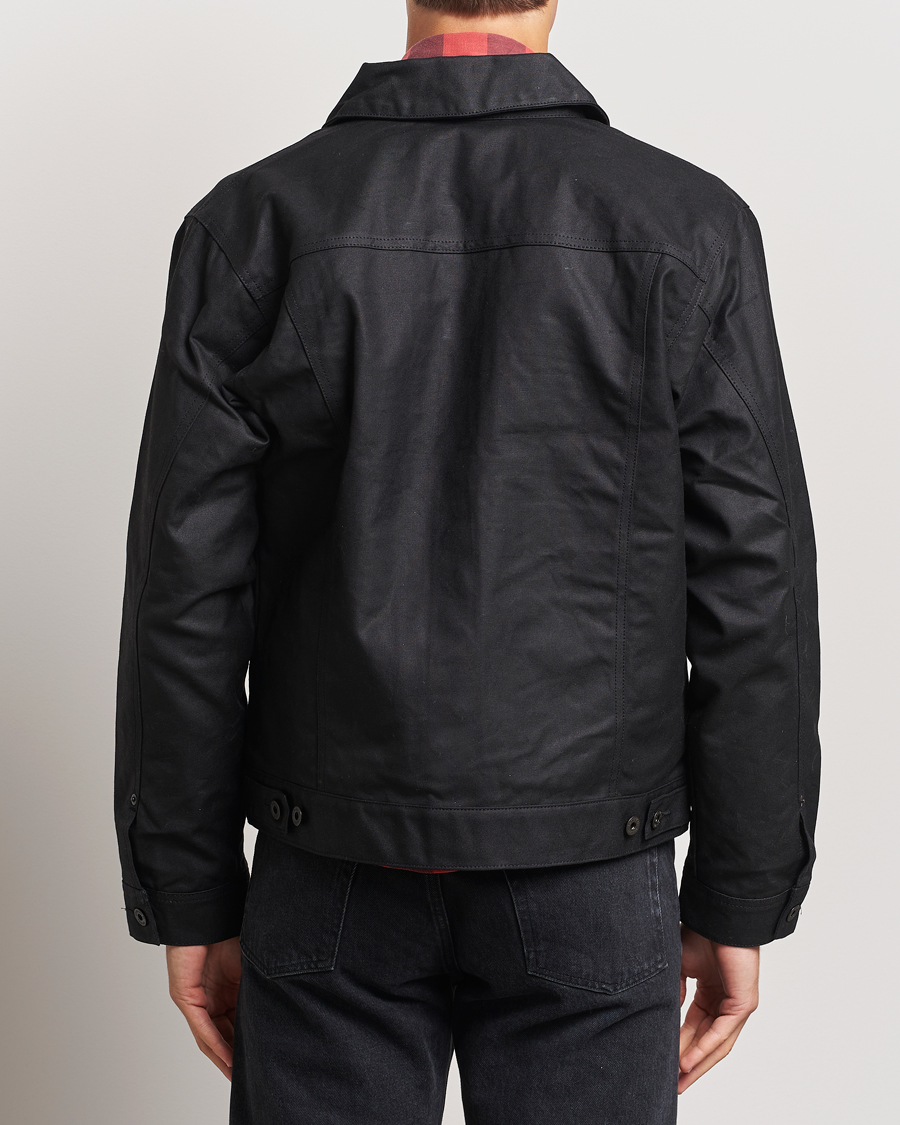 Men | Coats & Jackets | Filson | Short Lined Tin Cloth Cruiser Black