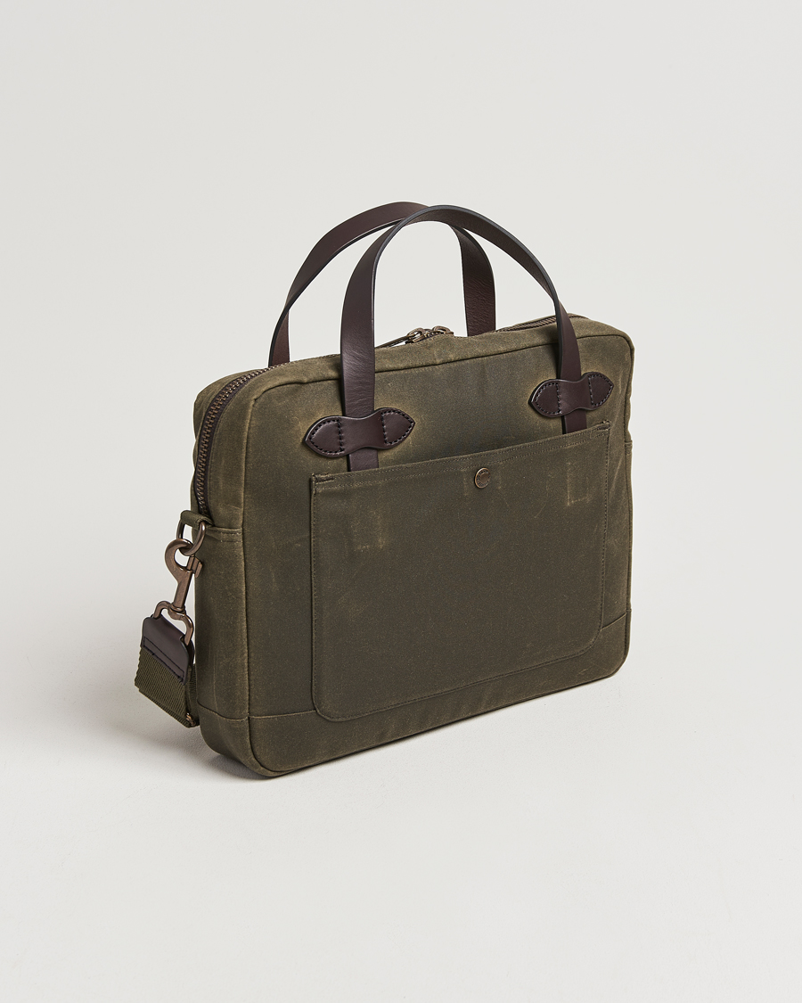 Men | Bags | Filson | Tin Cloth Compact Briefcase Otter Green