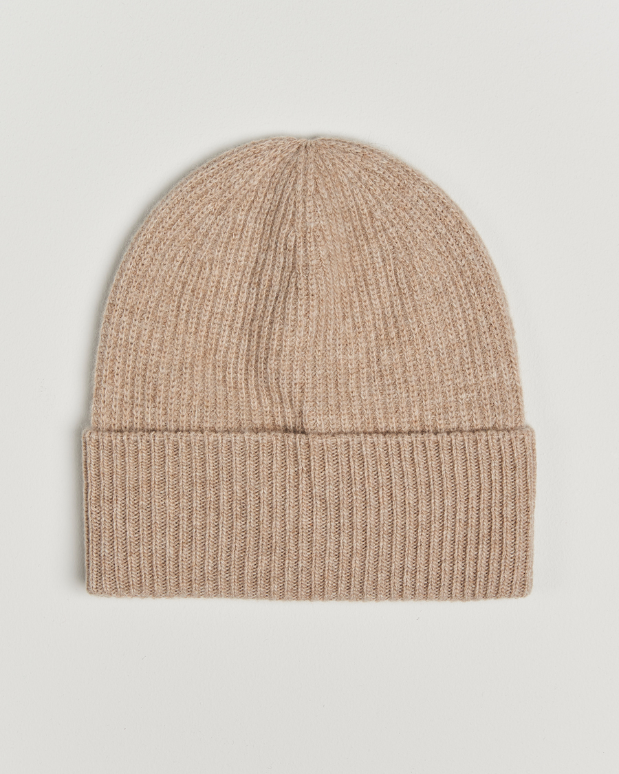Men | Moncler Cashmere Beanie Beige | Moncler | Cashmere Beanie Beige