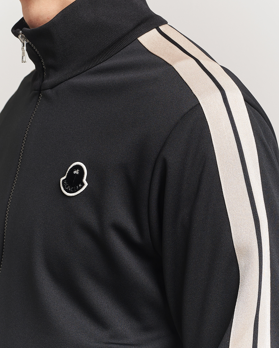 Moncler Genius X Palm Angels Full Zip Cardigan Black at CareOfCarl.com