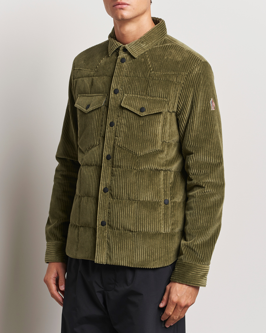 Men | Coats & Jackets | Moncler Grenoble | Gelt Corduroy Shirt Jacket Olive