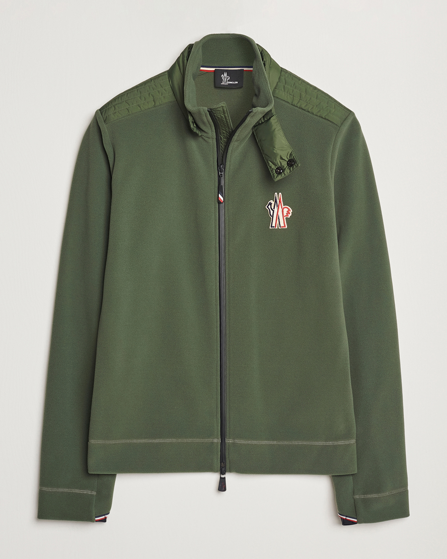 Men | Sweaters & Knitwear | Moncler Grenoble | Fleece Full Zip Dark Olive