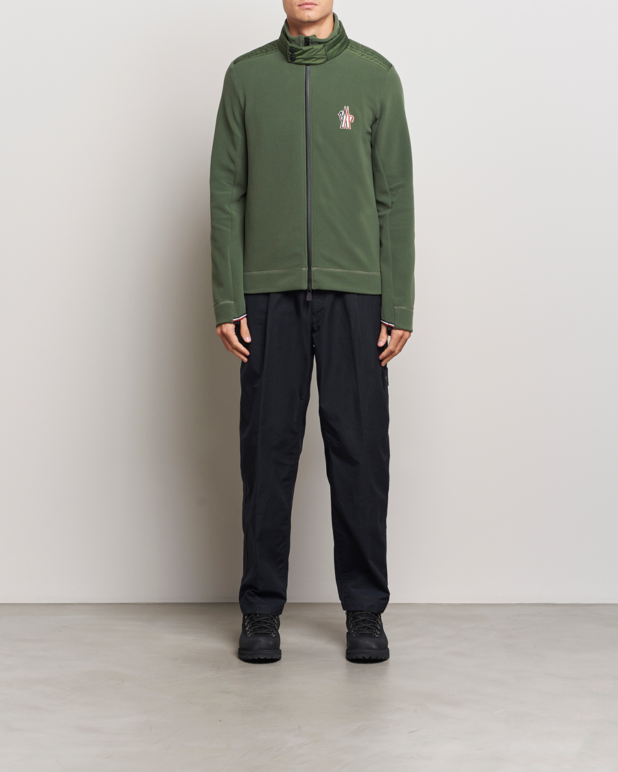 Men | Sweaters & Knitwear | Moncler Grenoble | Fleece Full Zip Dark Olive