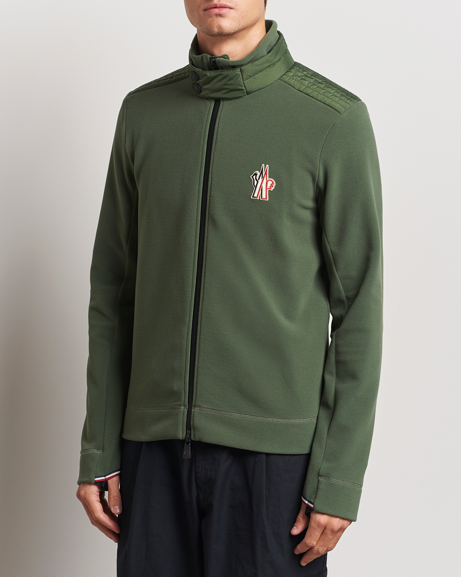 Men | Sweaters & Knitwear | Moncler Grenoble | Fleece Full Zip Dark Olive