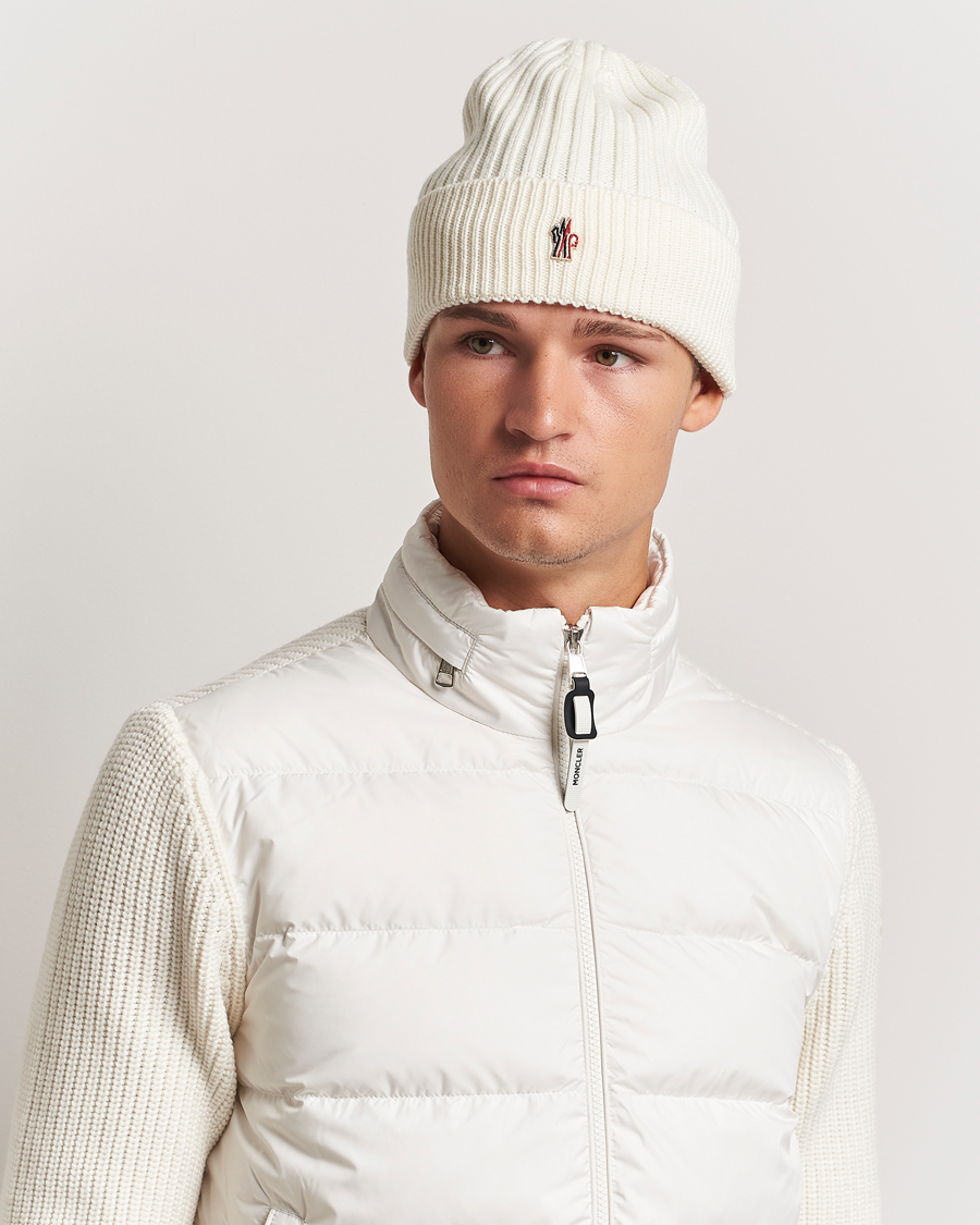 Men | Moncler Grenoble Beretto Beanie Off White | Moncler Grenoble | Beretto Beanie Off White