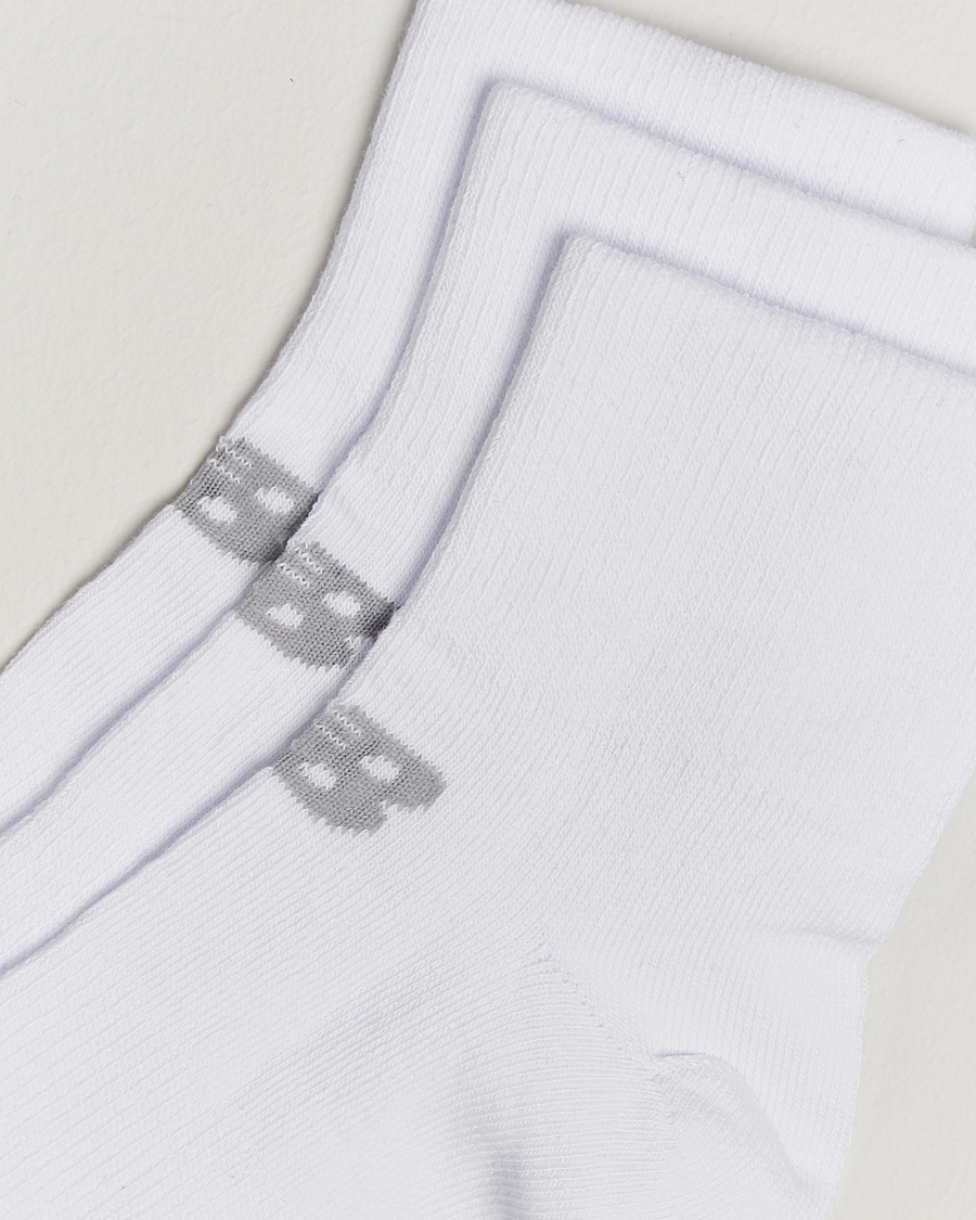 Men | New Balance Running 3-Pack Performance Cotton Socks White | New Balance Running | 3-Pack Performance Cotton Socks White