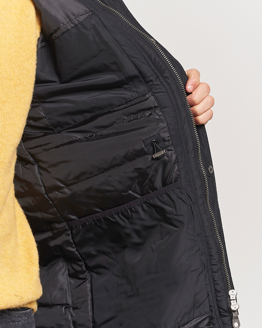 Lyle & Scott Longline Parka Jet Black at CareOfCarl.com