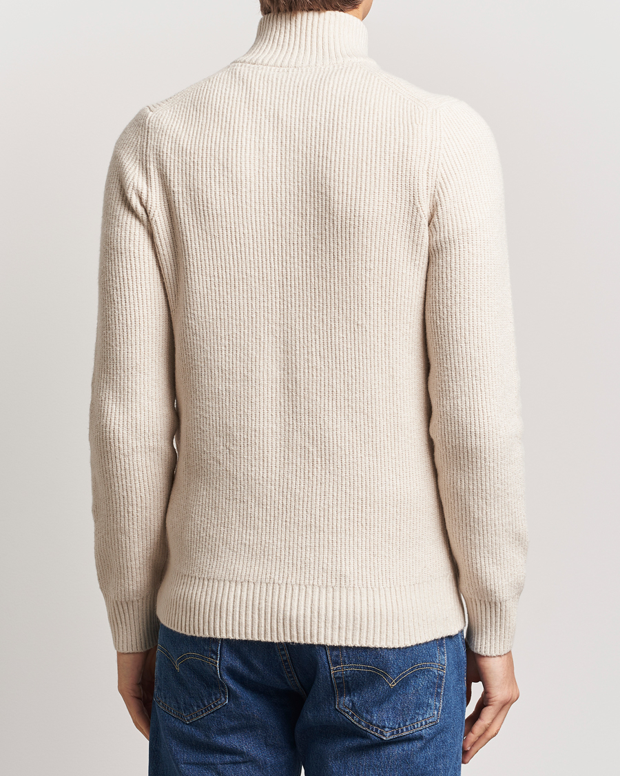 Men | Sweaters & Knitwear | Lyle & Scott | Shaker Stitch Half Zip Cove