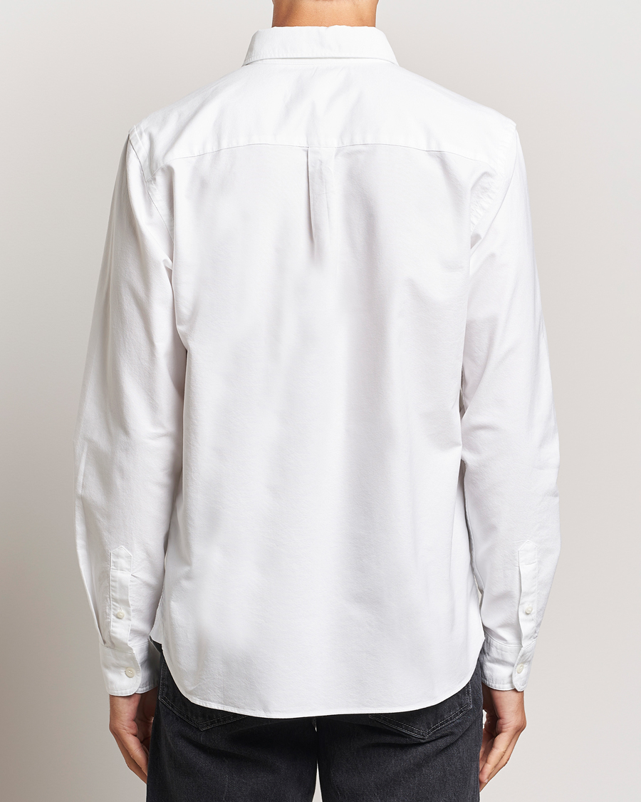 Men | Shirts | Lyle & Scott | Tonal Eagle Plain Oxford Shirt White