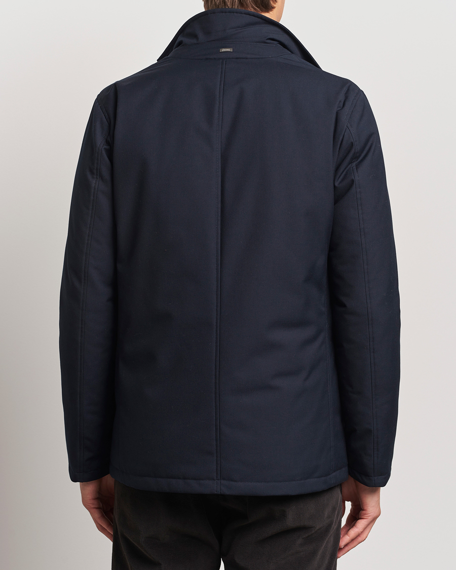 Men | Coats & Jackets | Herno | Water Repellent Down Blazer Navy