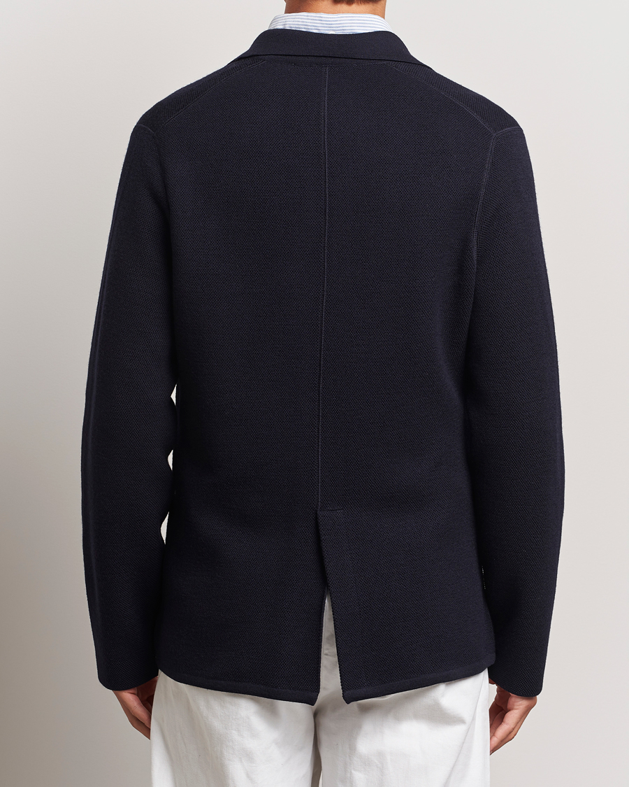 Men | Blazers | Orlebar Brown | Reiner Textured Lightweigt Blazer Night Iris