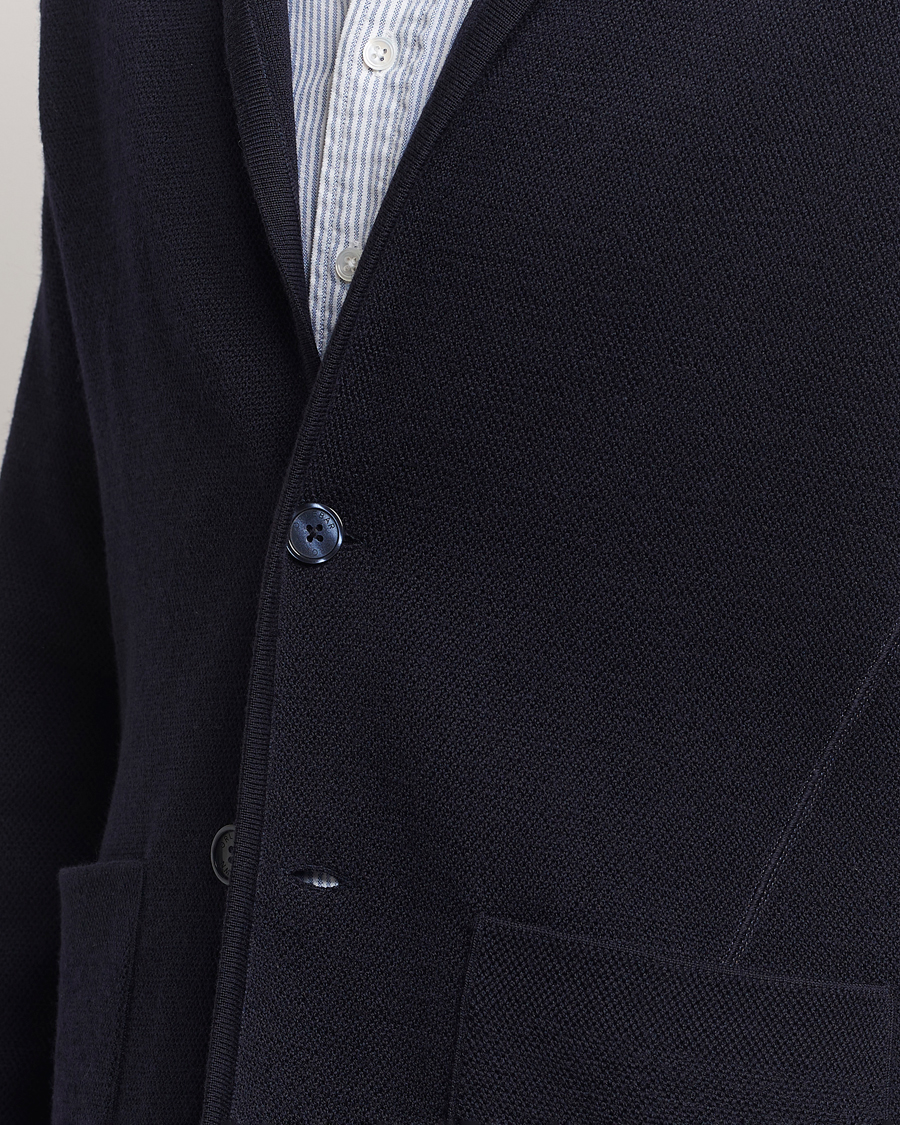 Men | Blazers | Orlebar Brown | Reiner Textured Lightweigt Blazer Night Iris