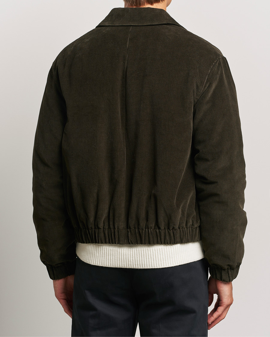 Men | Coats & Jackets | AMI | Light Padded Corduroy Jacket Dark Coffee