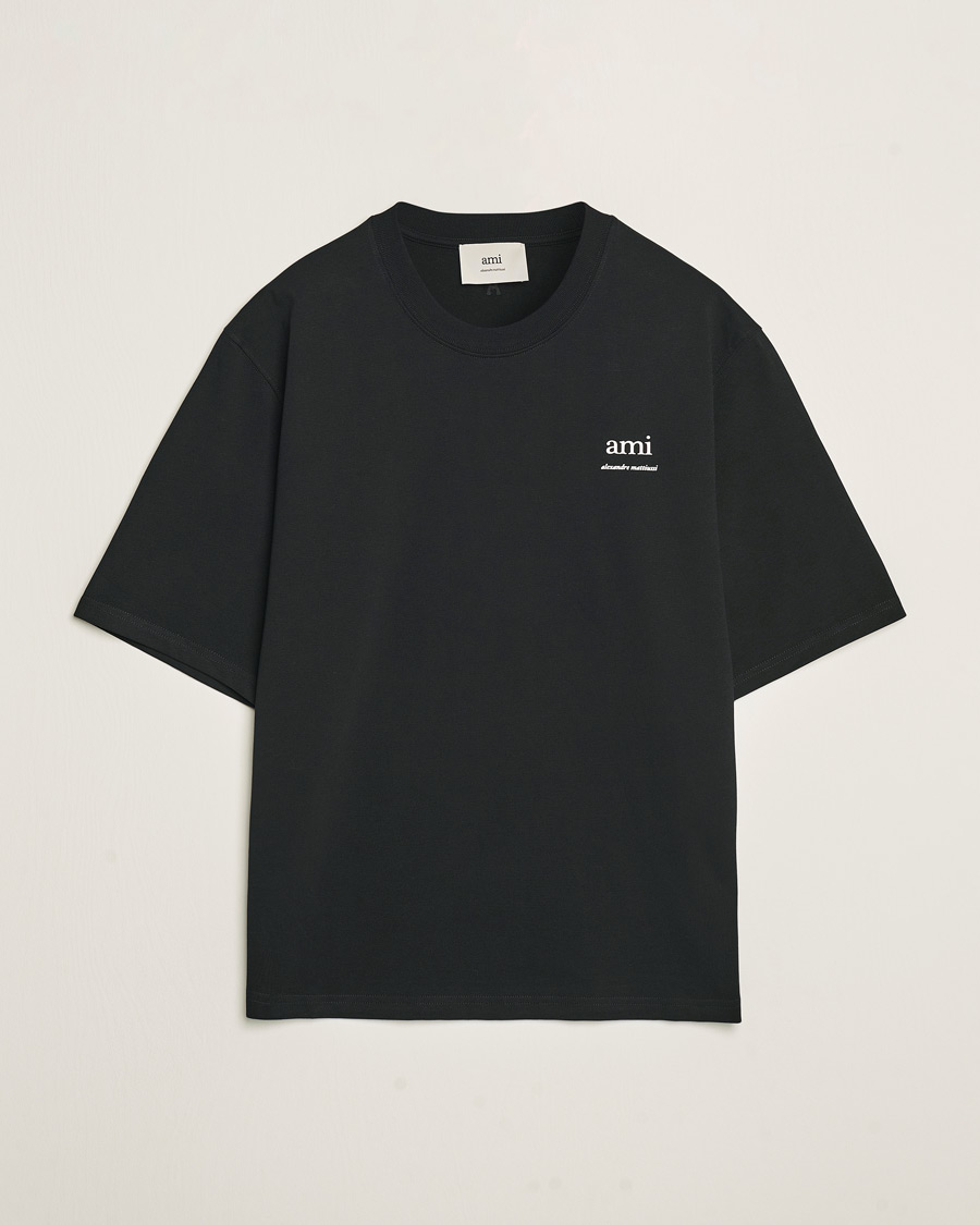 Men | T-Shirts | AMI | Logo T-Shirt Black