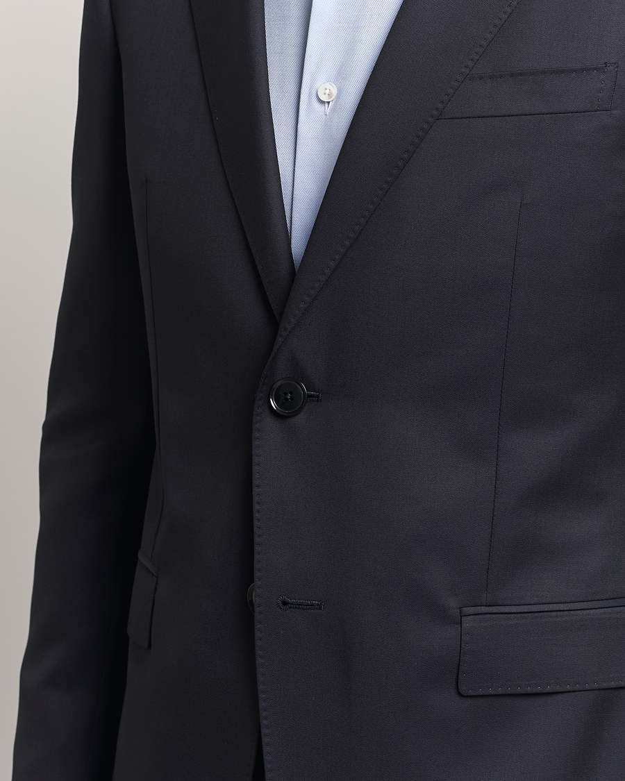 Men | Suits | Zegna | Tailored Wool Suit Midnight
