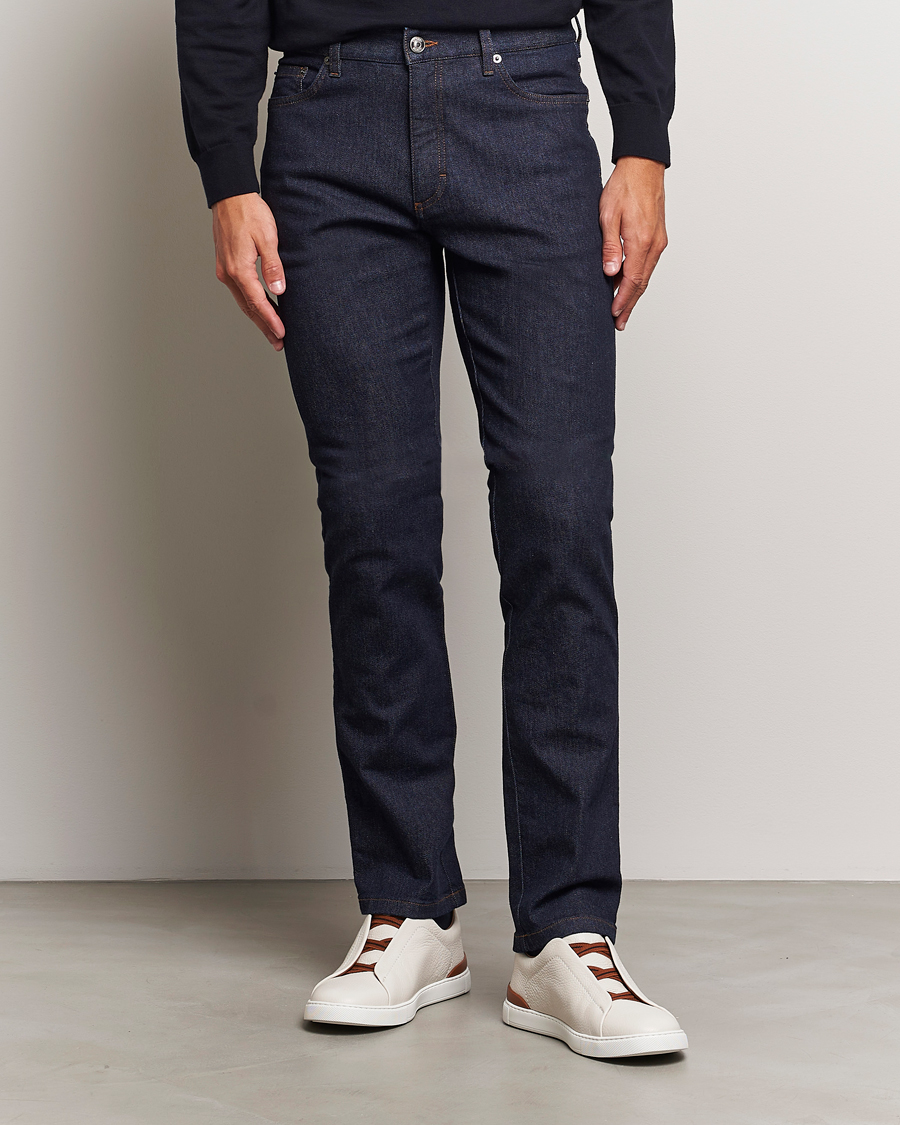 Men | Jeans | Zegna | 5-Pocket Denim Jeans Dark Rinse