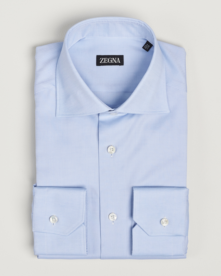 Zegna Slim Fit Oxford Dress Shirt Light Blue at CareOfCarl.com Zegna Slim Fit Oxford Dress Shirt Light Blue at CareOfCarl.com