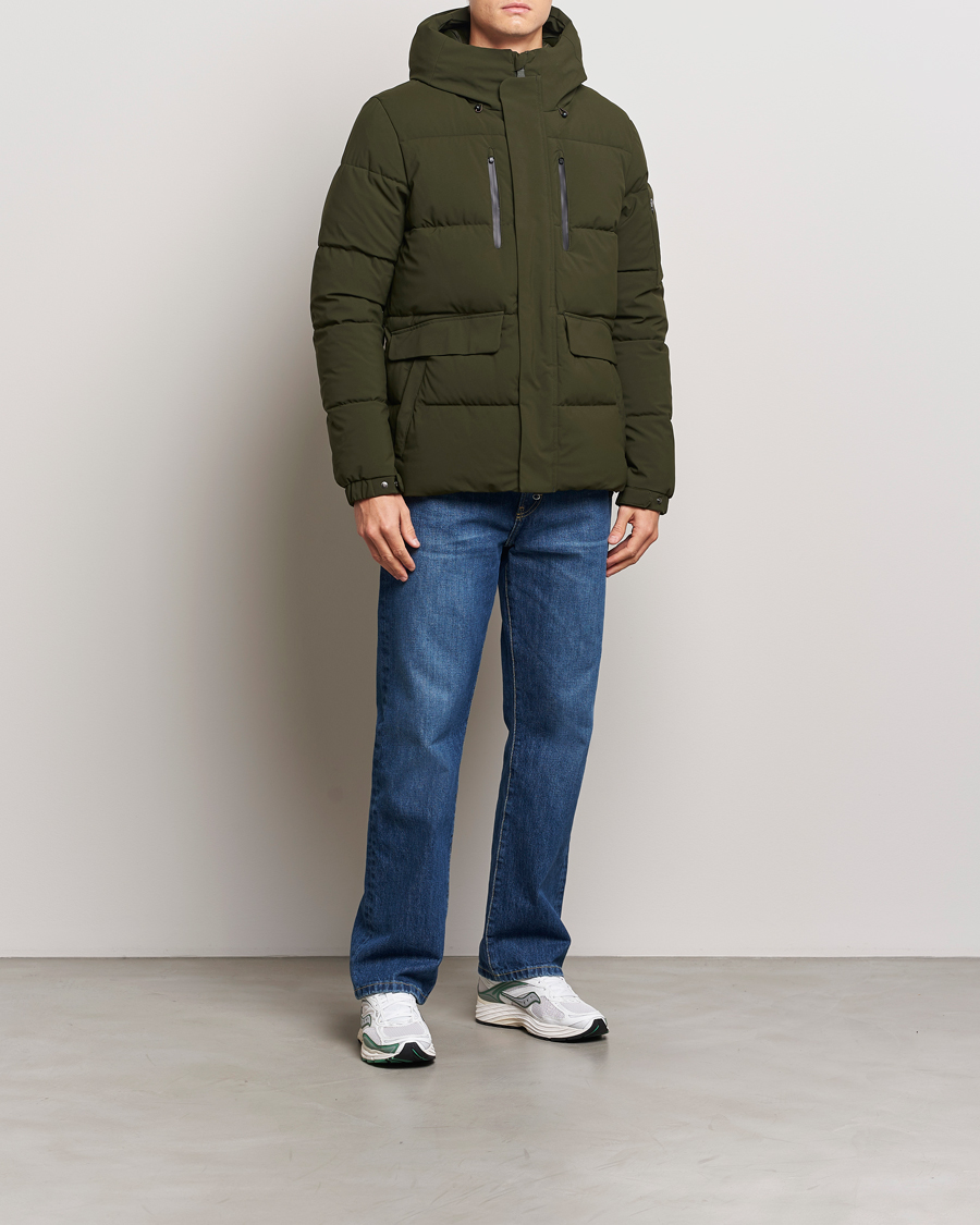 Men | Coats & Jackets | Save The Duck | Alter Short Arctic Parka Land Green