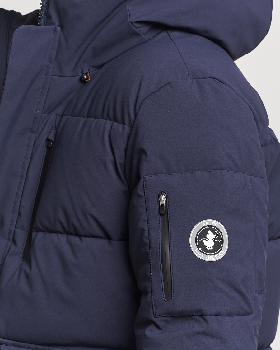 Save The Duck Alter Short Arctic Parka Navy at CareOfCarl.com