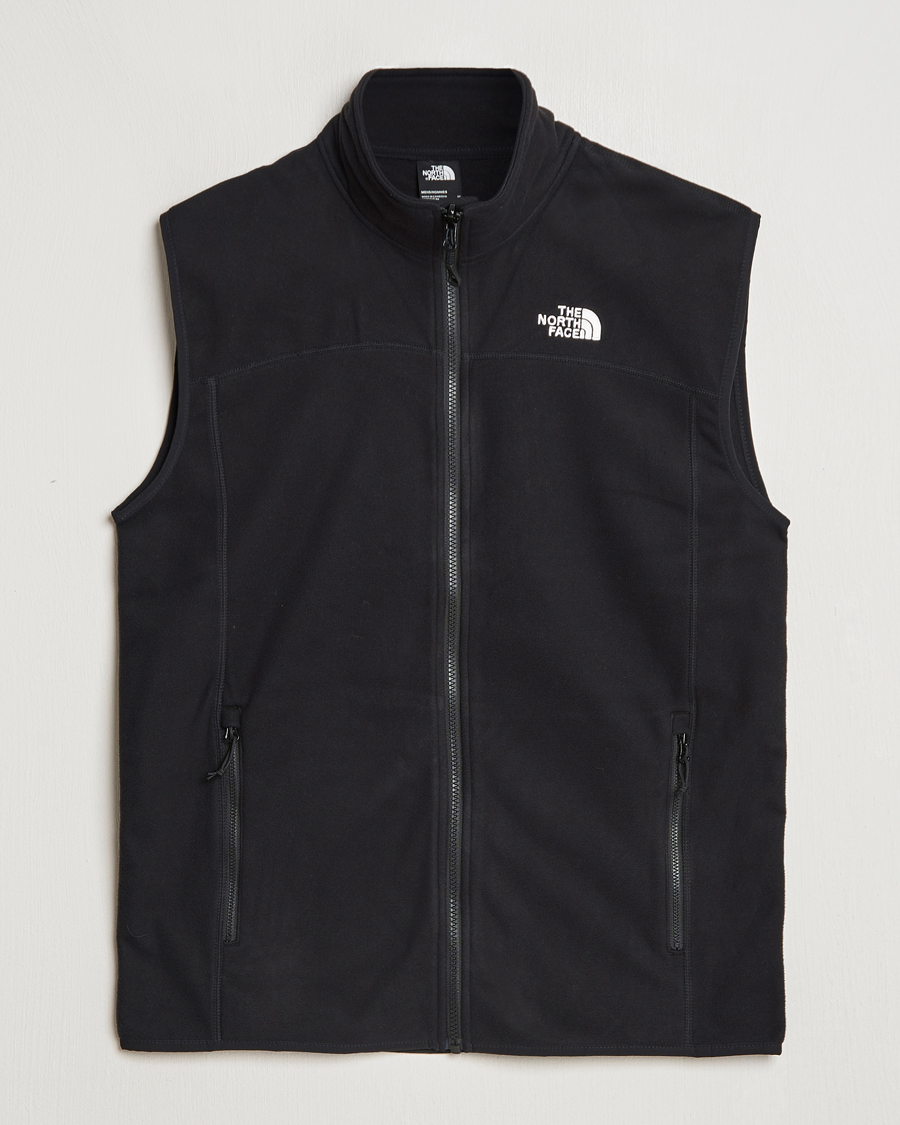 The North Face Glacier Fleece Vest Black at CareOfCarl.com