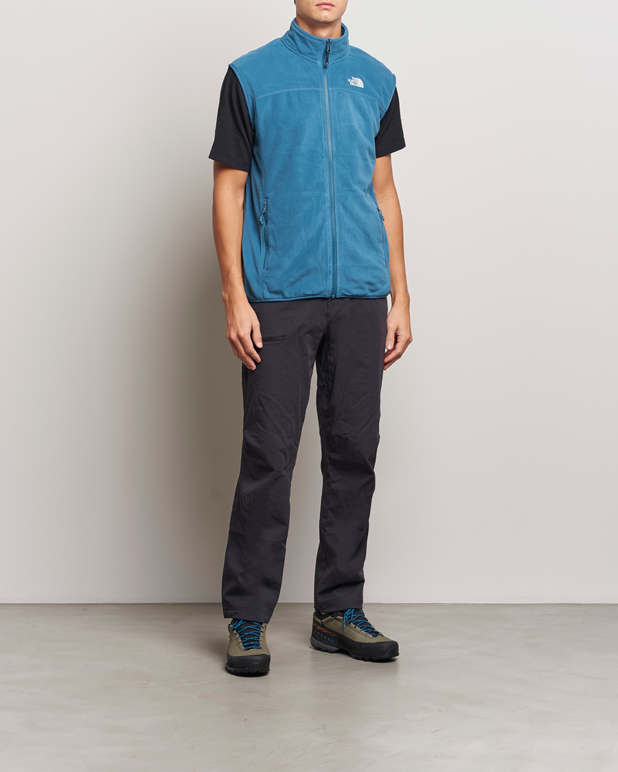 Men | Gilets | The North Face | 100 Glacier Fleece Vest Midnight Petrol