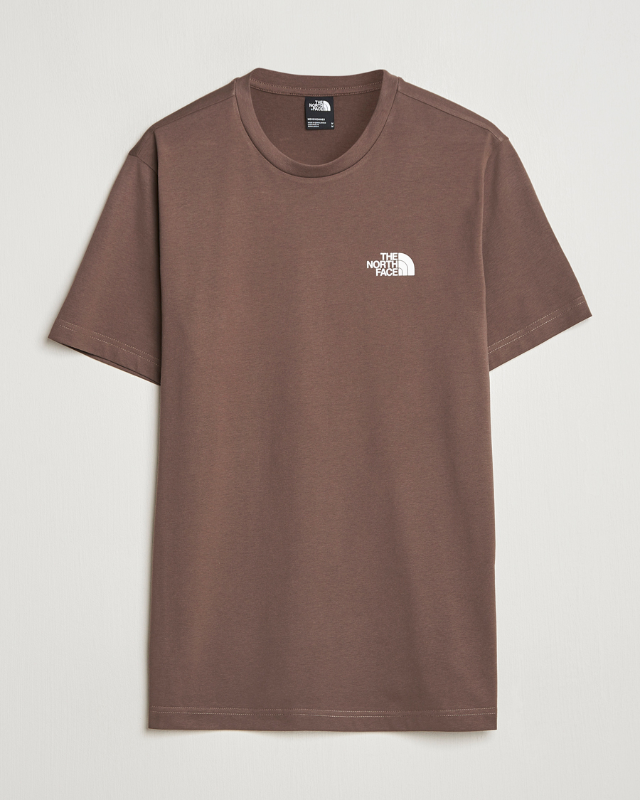 Men | T-Shirts | The North Face | Simple Dome Tee Dark Brown