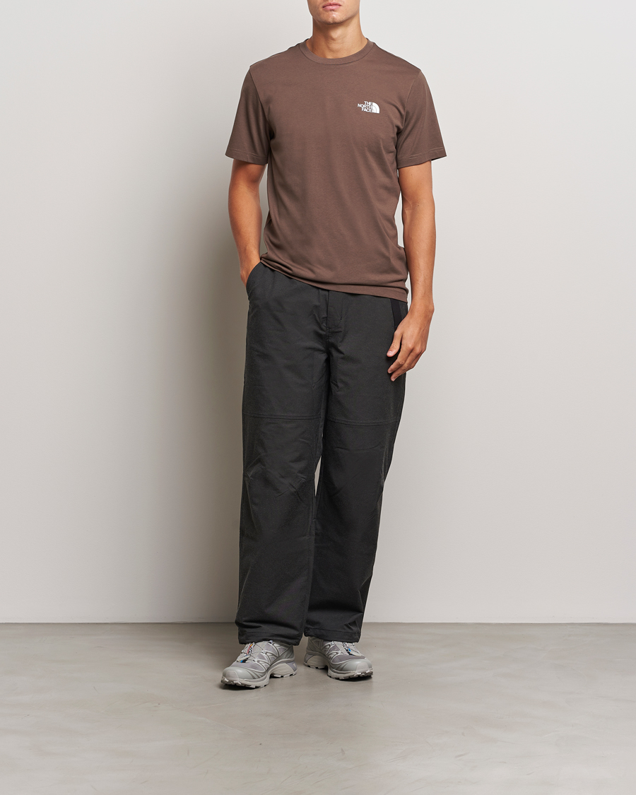 Men | T-Shirts | The North Face | Simple Dome Tee Dark Brown