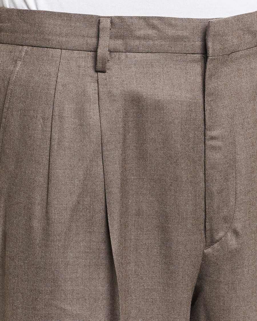 Men | Trousers | Auralee | Superlight Wool Slacks Top Brown