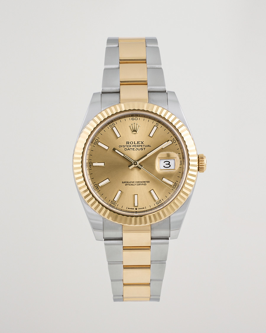 Men | Rolex Pre-Owned Datejust 41 126333 Silver | Rolex Pre-Owned | Datejust 41 126333 Silver