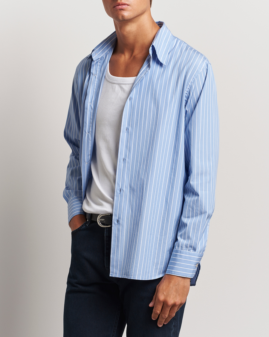 Sunflower Base Shirt Light Blue Stripe at CareOfCarl.com