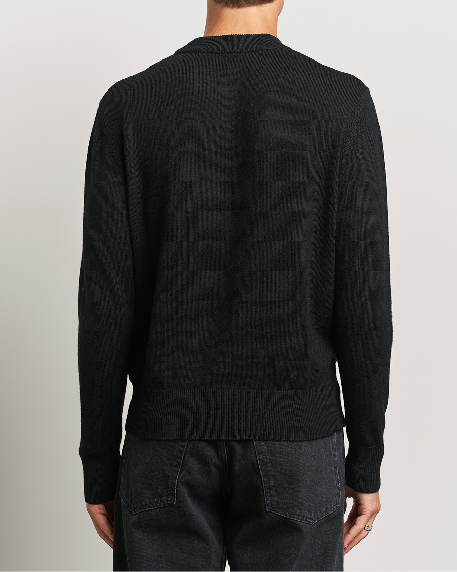Men | Sweaters & Knitwear | Sunflower | Moon Merino Crewneck Black